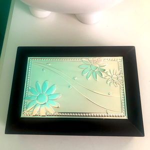 Dark wood jewellery box